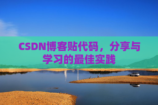 CSDN博客贴代码，分享与学习的最佳实践